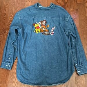Disney Long-Sleeve Button Down